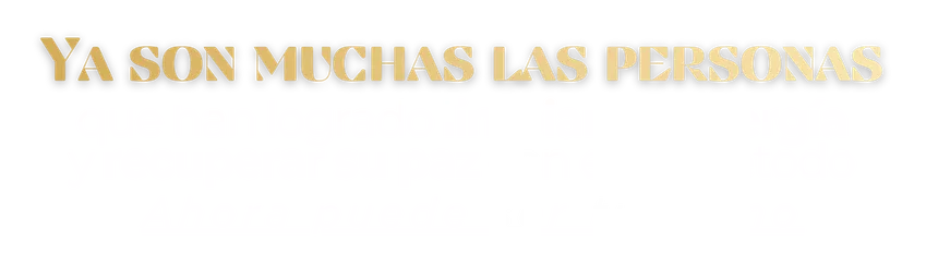 Personas que ya empezaron su proceso